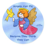 Angels Can Fly Sticker