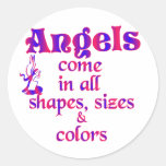 Angels Come In All Shapes, Sizes & Colors stickers