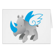 Angels come in all sizes RHINO Card