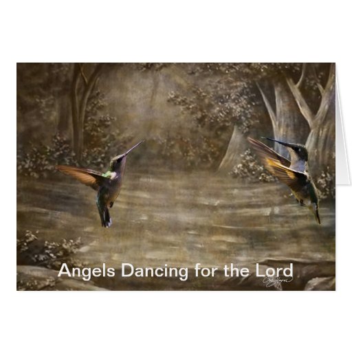 Angels Dancing for the Lord Card