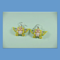 Angels earrings photography