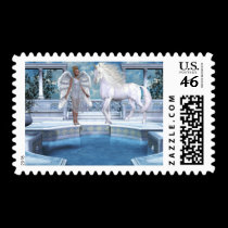Angels Fae Unicorns postage by mickeyelvis128 Angels Fae Unicorns postage