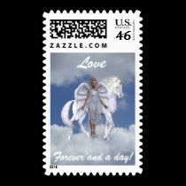 Angels fae Unicorns postage by mickeyelvis128 Angels fae Unicorns postage