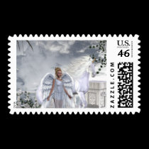 Angels Fae Unicorns postage by mickeyelvis128 Angels Fae Unicorns postage
