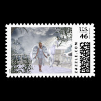 Angels Fae Unicorns postage by mickeyelvis128 Angels Fae Unicorns postage