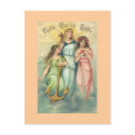 Angels~Faith, Hope & Charity Postcard