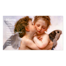 Angels First Kiss, Bouguereau Business Card Templates