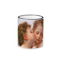 Angels First Kiss, Bouguereau Coffee Mug
