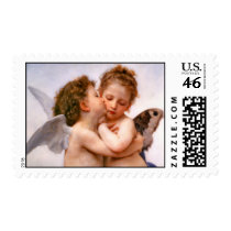 Angels First Kiss, Bouguereau Postage