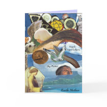 Angels Guides Soul Path collage card by hawklight Angels Guides Soul Path collage card