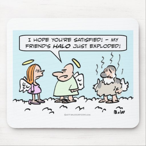 angels halo exploded sexy mousepads