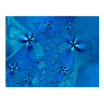 Angels in Blue Flower Dresses Post Cards