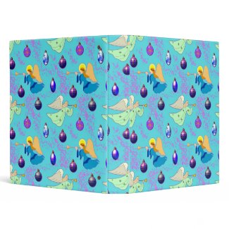 Angels in Blue – Ornaments & Trumpets binder
