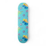 Angels in Blue – Snowflakes &amp; Trumpets Skate Deck