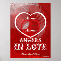 Angels In Deep Love Poster - Customize