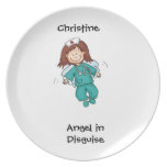 Angels in Disguise - Gift for Nurse Party Plates
