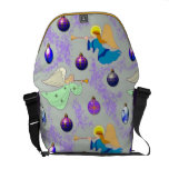 Angels in Silver – Ornaments & Trumpets Messenger Bag