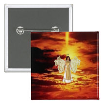 Angels in the Sky Buttons