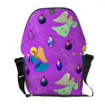 Angels in Violet – Ornaments & Trumpets Messenger Bag