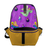 Angels in Violet – Ornaments & Trumpets messenger bags