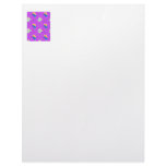 Angels in Violet - Snowflakes &amp; Trumpets Letterhead Design