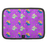 Angels in Violet - Snowflakes & Trumpets Folio Planner