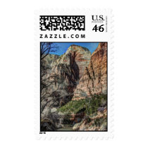 Angel's Landing Bridge - Zion National Park Postage Stamp