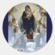 Angels madona baby christian religion clouds sticker