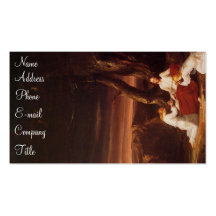 'Angels Ministering to Christ in the Wilderness' Business Card Template