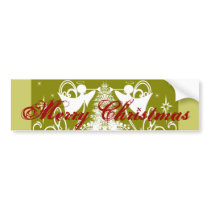 Angels on Green Bumper Stickers