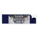 Angels On Your Bumper bumper stickers by StudioHaycross Angels On Your Bumper bumper stickers