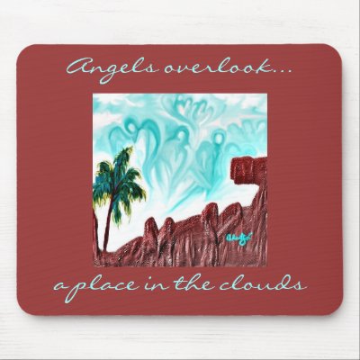 Angels Overlook Mouse Mats by godsworld4you