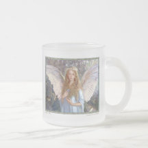 "Angel's Path"  Decorative Frosted coffee mug