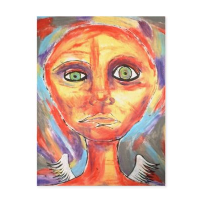angels postcard by nicolerenner