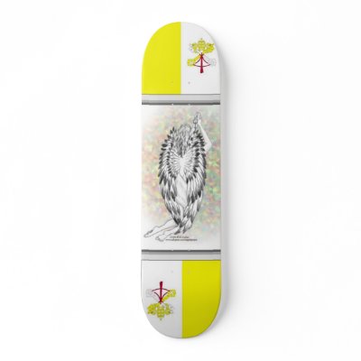 ANGEL'S PRAYER, Holy See - Vatican City Skateboards by jesterik87
