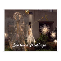 Angels Proclaim Holiday Greetings postcards