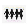 Angels ring post card