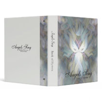 'Angels Sing' Book of Hymns binders by spaceMONKEYdesigns 'Angels Sing' Book of Hymns binders
