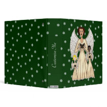 Angels Singing Carols (Gold) Vinyl Binder