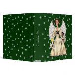 Angels Singing Carols (Gold) Vinyl Binder