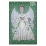 Angels Singing Carols (Gold) Stationery