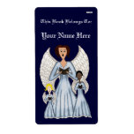 Angels Singing Carols Custom Shipping Label