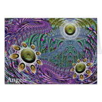 Angels: Three by Eight Card by gregvan Angels: Three by Eight Card