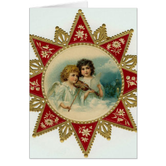 Angel Christmas Cards, Angel Christmas Card Templates, Postage