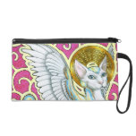 Angels Walk on 4 Paws Bagettes Bag Wristlet