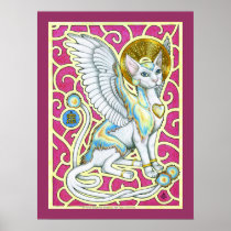 Angels Walk On Four Paws Print