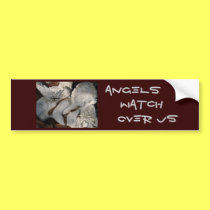 Angels, Watch Over Us bumper stickers