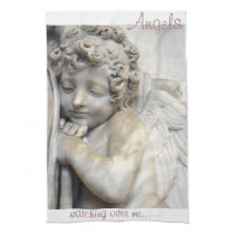 Angels Watching Me Venice Sculpture Towel