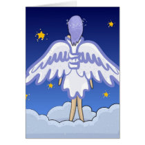 Angels Watching on High Card by elledeegee Angels Watching on High Card