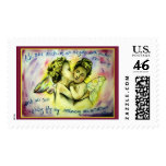 Angels with One Wing (Red) Stamp